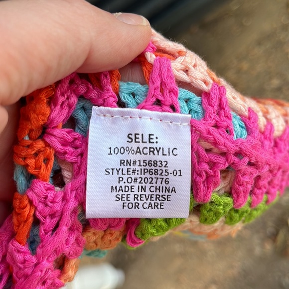 Fuchsia Handmade( not by me) Granny Square Crochet Cardigan - Picture 11 of 16